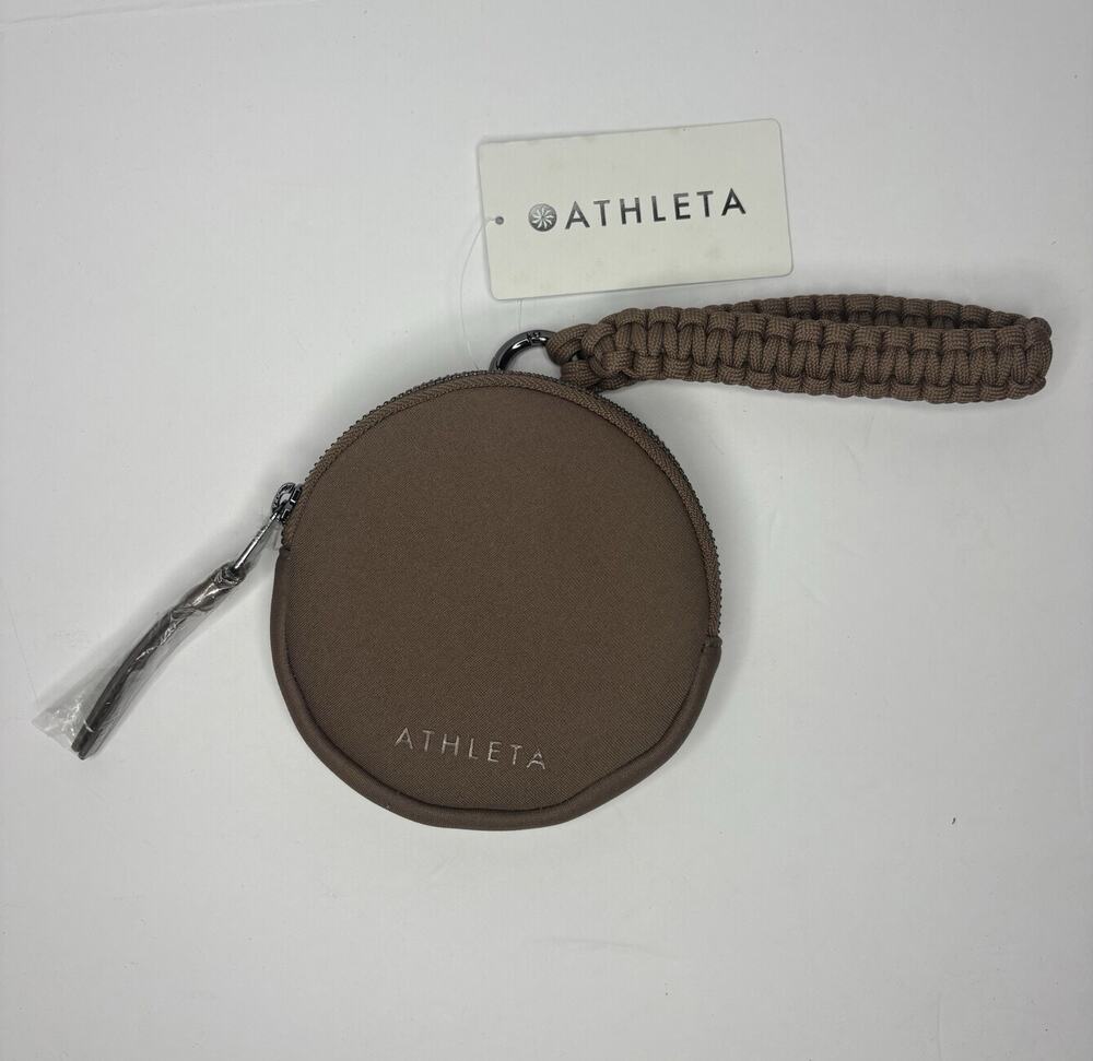 Athleta Revive Circle Wallet Brown